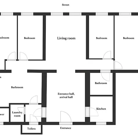 Apartment 4br Artdeco Elegance With Sauna *